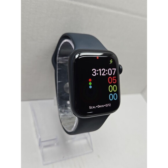 Apple Watch SE 2nd Gen GPS Cellular 44mm Midnight Sport Band 95% Battery Health - Picture 3 of 12